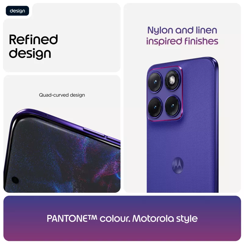 Motorola edge 70 fusion 17,2 cm (6,78 collas) Dual SIM Android 16.0 5G USB Type-C 12 GB 256 GB 7000 mAh Violet