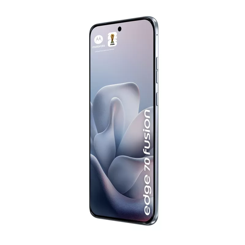 Smartphone Motorola edge 70 fusion — 6.78 collas (17.2 cm) OLED, Snapdragon 7s Gen 3, 12 GB RAM, 256 GB, Dual SIM, 7000 mAh, gaiši zils
