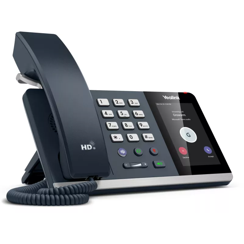 IP tālrunis Yealink MP54 Microsoft Teams Edition vadu klausule Android