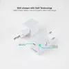 TooQ GAN USB-C/PD sienas lādētājs 30 W, balts, iekštelpām, maiņstrāva, balts