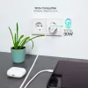 TooQ GAN USB-C/PD sienas lādētājs 30 W, balts, iekštelpām, maiņstrāva, balts