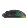 Mars Gaming MMW3, bezvadu spēļu pele, RGB Flow, ultraviegls 79 g, 3200 DPI, melna