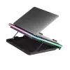 Mars Gaming MNBC6, dzesēšanas paliktnis + statīvs XL 19'' ARGB, 3 ventilatori, mobilais statīvs