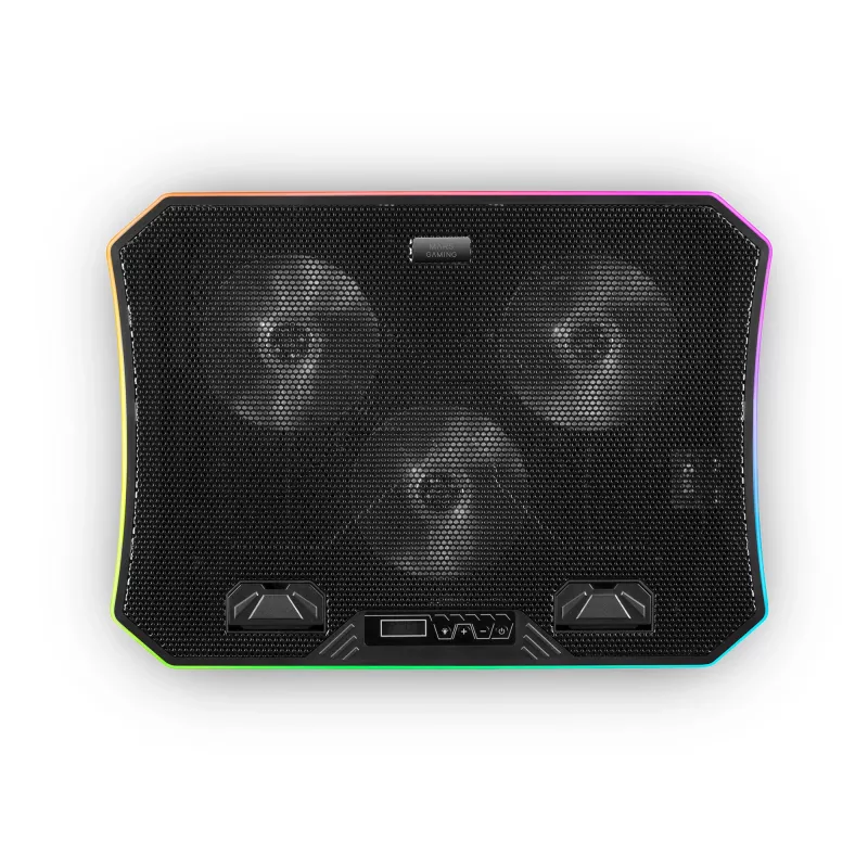 Mars Gaming MNBC6, dzesēšanas paliktnis + statīvs XL 19'' ARGB, 3 ventilatori, mobilais statīvs