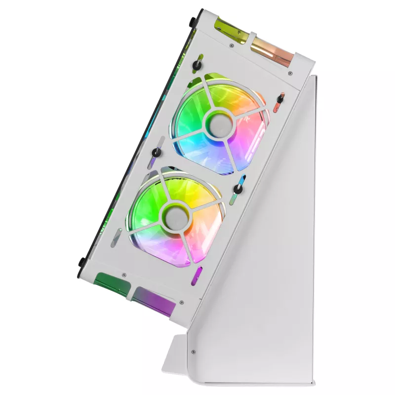 Mars Gaming MCB balta PC Gaming ATX XL Case Custom Premium Edition Modular Dual Chamber Structure
