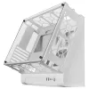 Mars Gaming MCB balta PC Gaming ATX XL Case Custom Premium Edition Modular Dual Chamber Structure