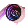 Mars Gaming ML-ONE120 rozā šķidruma CPU dzesētājs TDP 200W Infinity Mirror FRGB kluss ventilators universāls ligzdojošs