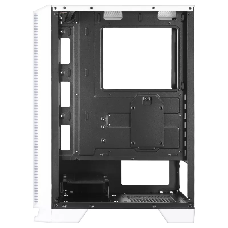 Mars Gaming MC-C balta PC ATX korpuss ar metāla sieta priekšējo paneli, rūdīta stikla logu un 3 priekšējiem FRGB 120 mm ventilatoriem