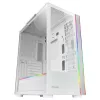 Mars Gaming MC-ULTRA balta Custom XXL E-ATX Gaming Tower Dual ARGB LED Stripes Dual Tempered Glass Windows Dual Vertical Camera Structure