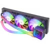 Mars Gaming ML-ULTRA360 Melns Liquid CPU Cooling TDP 650W Infinity Mirror 3 Silent FDB ARGB Fans ARGB Tubes Universal Multisocket