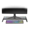 Mars Gaming MGS-ONE Melns Chroma RGB Monitora statīvs regulējama izmēra viedtālruņa un planšetdatora statīvs priekšējais USB 2.0
