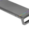 Mars Gaming MGS-ONE Melns Chroma RGB Monitora statīvs regulējama izmēra viedtālruņa un planšetdatora statīvs priekšējais USB 2.0