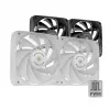 Mars Gaming MF-NCLX2W datora korpusa ventilators 12 cm balts 2 gab.