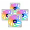 Mars Gaming MFSI4KITW datora dzesēšanas sistēma Datora korpusa ventilators 12 cm Balts