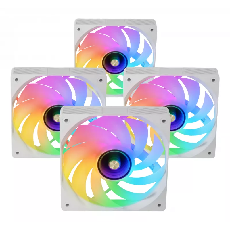 Mars Gaming MFSI4KITW datora dzesēšanas sistēma Datora korpusa ventilators 12 cm Balts