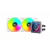 Mars Gaming ML-VISIONPRO240W procesora universāls šķidruma dzesētājs 12 cm balts 1 gab.
