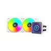 Mars Gaming ML-VISIONPRO240W procesora universāls šķidruma dzesētājs 12 cm balts 1 gab.