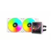 Mars Gaming ML-VISIONPRO240W procesora universāls šķidruma dzesētājs 12 cm balts 1 gab.