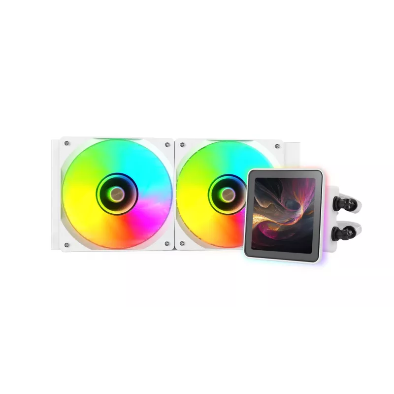 Mars Gaming ML-VISIONPRO240W procesora universāls šķidruma dzesētājs 12 cm balts 1 gab.