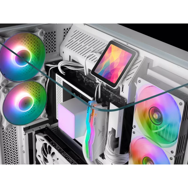 Mars Gaming ML-VISIONPRO240W procesora universāls šķidruma dzesētājs 12 cm balts 1 gab.