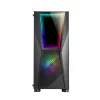 Mars Gaming MC777, ATX datora korpuss, ARGB apgaismojums, melns, PC, melns, ATX, micro ATX, Mini-ITX, zils, zaļš, sarkans, 15,8 cm, 31,8 cm