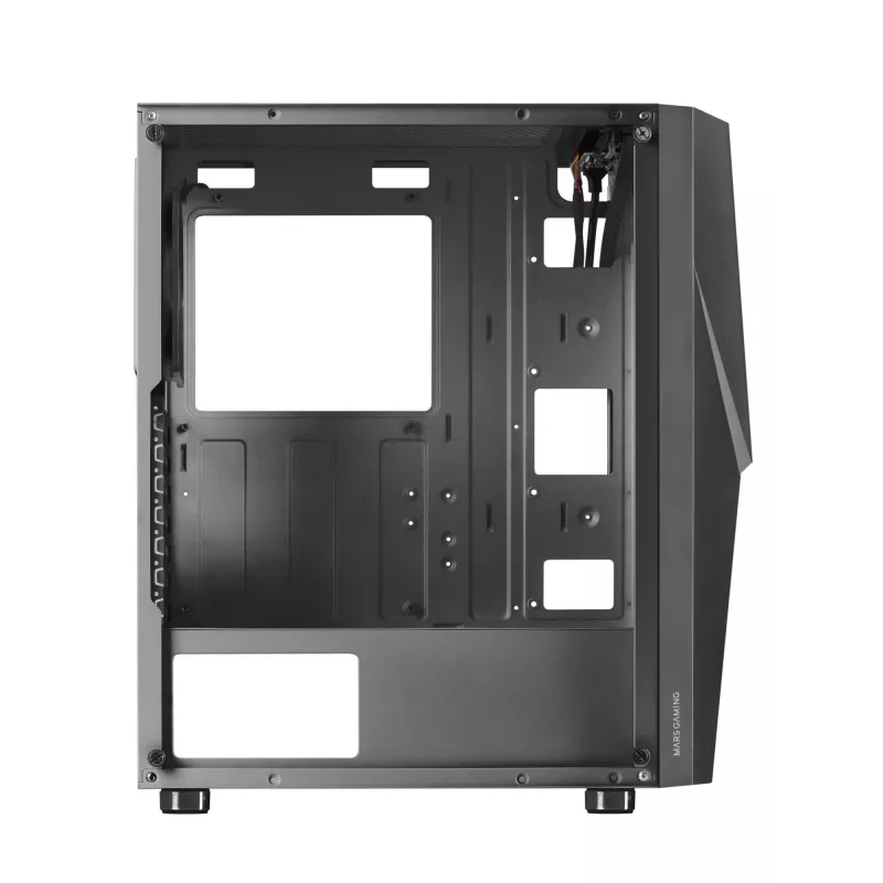 Mars Gaming MC777, ATX datora korpuss, ARGB apgaismojums, melns, PC, melns, ATX, micro ATX, Mini-ITX, zils, zaļš, sarkans, 15,8 cm, 31,8 cm