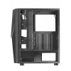 Mars Gaming MC777, ATX datora korpuss, ARGB apgaismojums, melns, PC, melns, ATX, micro ATX, Mini-ITX, zils, zaļš, sarkans, 15,8 cm, 31,8 cm