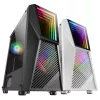 Mars Gaming MC777, ATX datora korpuss, ARGB apgaismojums, melns, PC, melns, ATX, micro ATX, Mini-ITX, zils, zaļš, sarkans, 15,8 cm, 31,8 cm