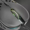 Mars Gaming MM55 melnā RGB Chroma spēļu pele īpaši viegla 55 g 12800 DPI HUANO mehāniskie slēdži