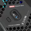 Mars Gaming MM55 melnā RGB Chroma spēļu pele īpaši viegla 55 g 12800 DPI HUANO mehāniskie slēdži