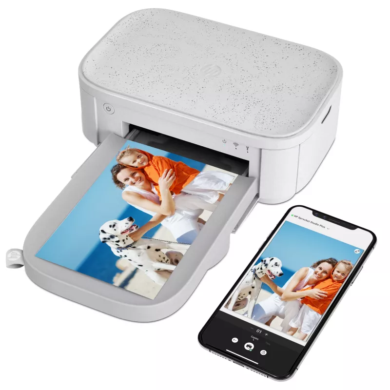 HP Sprocket Studio Plus foto printeris Dye-sublimation 300 x 300 DPI 4 inch x 6 inch (10x15 cm) Wi-Fi