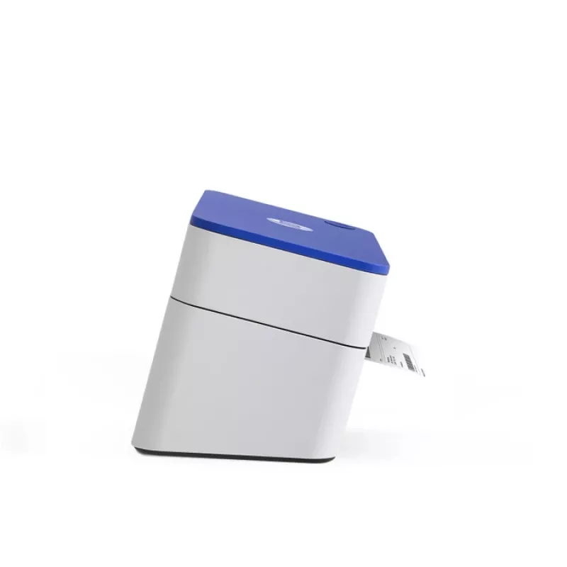 Etiķešu printeris HP HPKE100 tiešā termopārnese 203 x 203 DPI 127 mm/sek vadu USB Balta/Zila