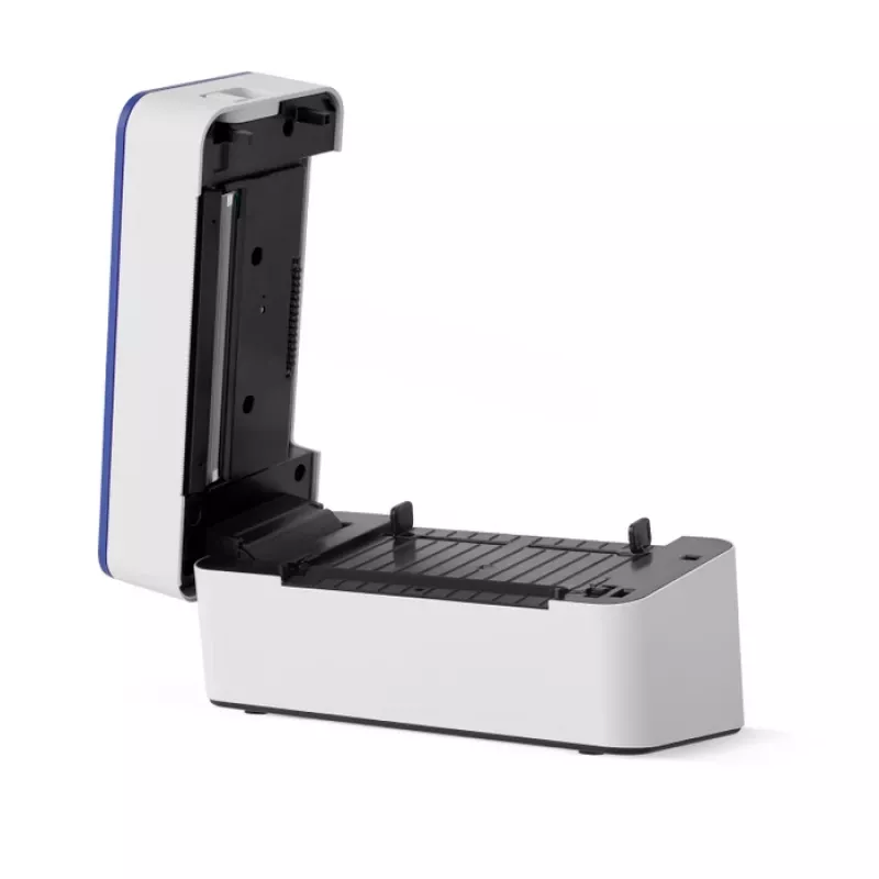 Etiķešu printeris HP HPKE100 tiešā termopārnese 203 x 203 DPI 127 mm/sek vadu USB Balta/Zila