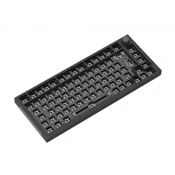 Klaviatūras pamatkonstrukcija GLORIOUS GMMK Pro — 75% alumīnija korpuss, melna, 332×135×32 mm, 1,5 kg