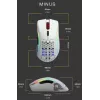 Glorious Gaming Glorious Model D Minus - Matte balta, labās rokas, optiskā, USB Type-A, 3200 DPI, 1 ms, Baltā