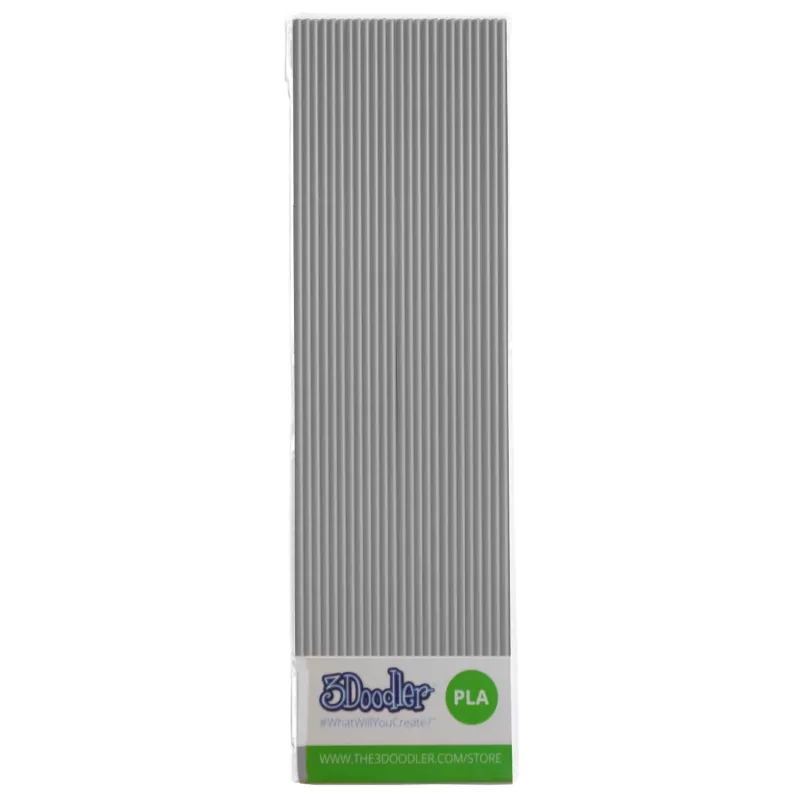 3D drukas materiāls 3Doodler PL10-ROBO Polipienskābe Sudraba 2g 3mm
