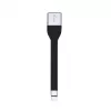 ITEC USB-C uz DisplayPort adapteris i-tec USB-C plakans DP Adapter 4K/60Hz, 0,11 m kabelis, melns