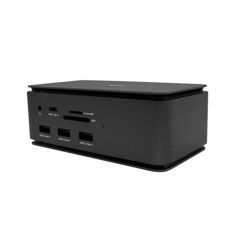 i-tec Metal USB4 dokstacija Dual 4K HDMI DP ar strāvas padevi 80 W + universālais lādētājs 100 W