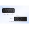 i-tec Metal USB4 dokstacija Dual 4K HDMI DP ar strāvas padevi 80 W + universālais lādētājs 100 W