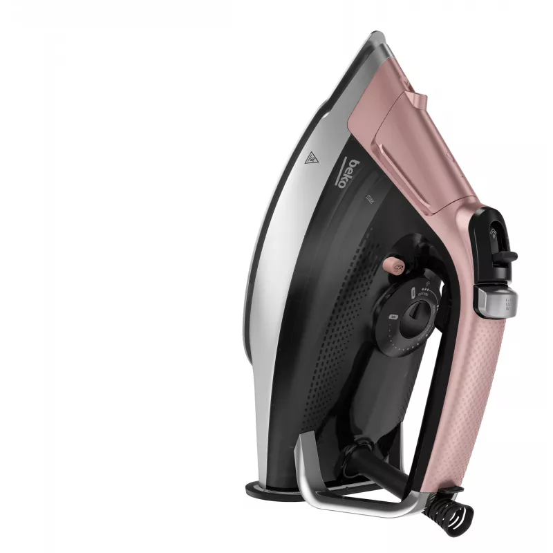 Beko SIM8130P gludeklis Tvaika gludeklis SoftGlide 3000 W Rozā, Balta