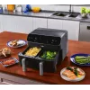 Karstā gaisa fritieris Beko FRL5388B ExpertFry 8,5 L 2400 W melns ar skārienvadību