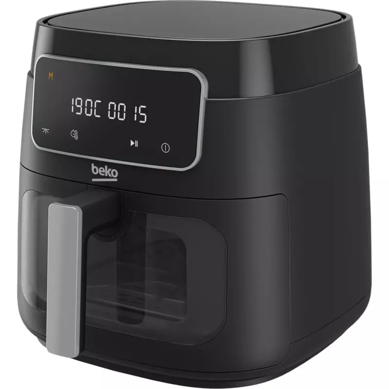 Karstā gaisa fritētājs BEKO FRL3374B 7,6 L 1750 W melns, skārienjutīga vadība, 9 programmas, 35–200 °C