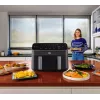 Karstā gaisa fritētājs BEKO FRL3374B 7,6 L 1750 W melns, skārienjutīga vadība, 9 programmas, 35–200 °C