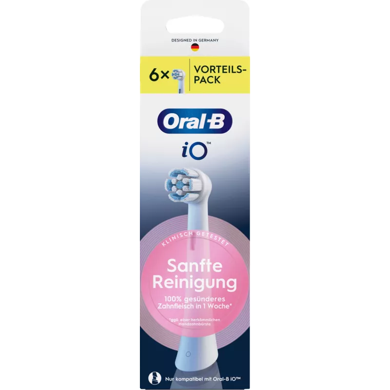 Oral-B zobu birstes galviņa 6 gab. Balta