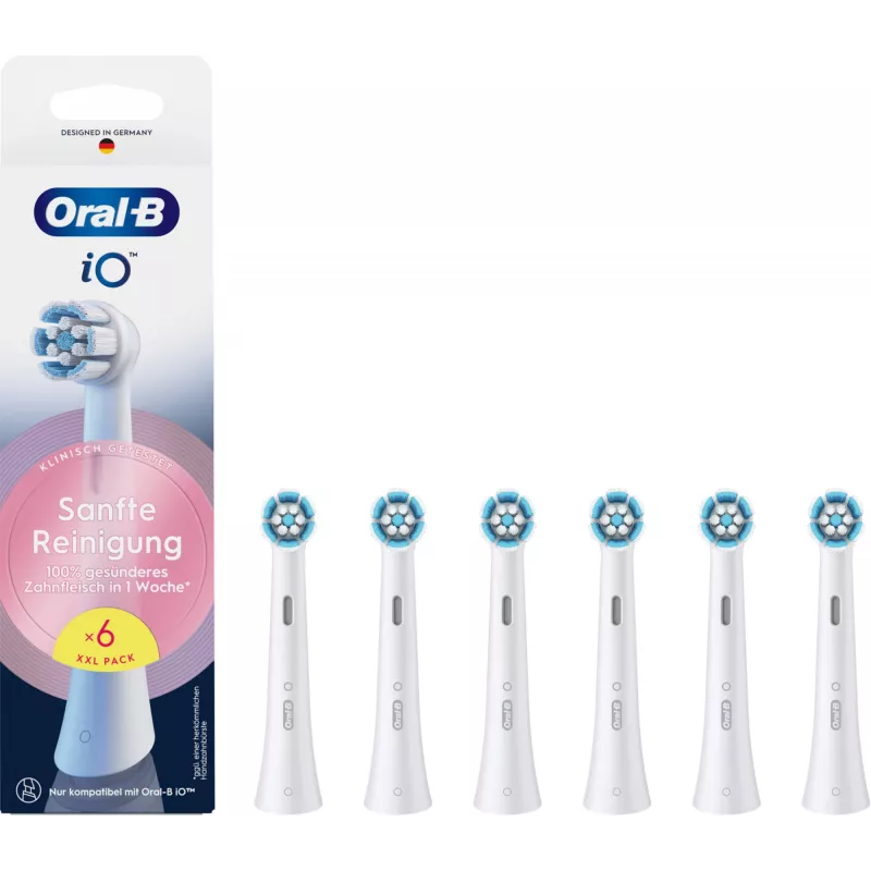 Oral-B zobu birstes galviņa 6 gab. Balta