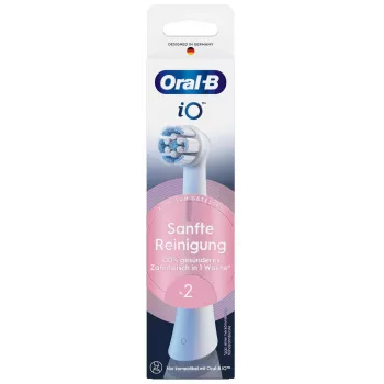 Elektriskās zobu birstes uzgaļi Oral-B iO Gentle Cleaning balta, 2 gab. iepakojumā