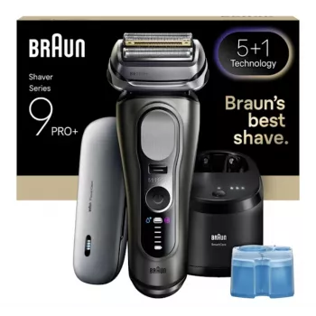Folijas skuveklis Braun Series 9 Pro+ 9675cc pelēks sudrabains nerūsējošais tērauds