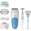Braun Silk-épil 5 810 + Gillette Venus Trimmer 28 pincetes zila, balta