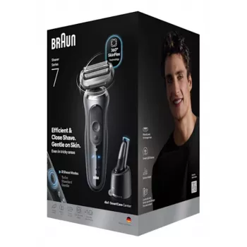 Folijas skuveklis Braun Series 7 72-C7200CC melns nerūsējošais tērauds litija jonu