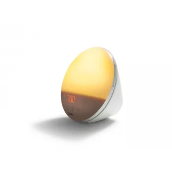 Pamošanās gaisma Philips SmartSleep HF3531/01 — LED saullēkta modinātājs, 300 lx, 7 skaņas, 9 min atlikšana